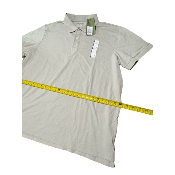 Goodfellow & Co Polo Mens Every Wear Short Sleeve Shirt Light Grey Size XL NWT - Picture 7 of 7